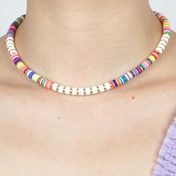 chokers aomu 2021 trendy fashion chic creative candy color round soft pottery necklace for women clavicle chain jewelry accessories, Golden;silver
chokers aomu 2021 trendy fashion chic creative candy color round soft pottery necklace for women clavicle chain jewelry accessories, Golden;silver