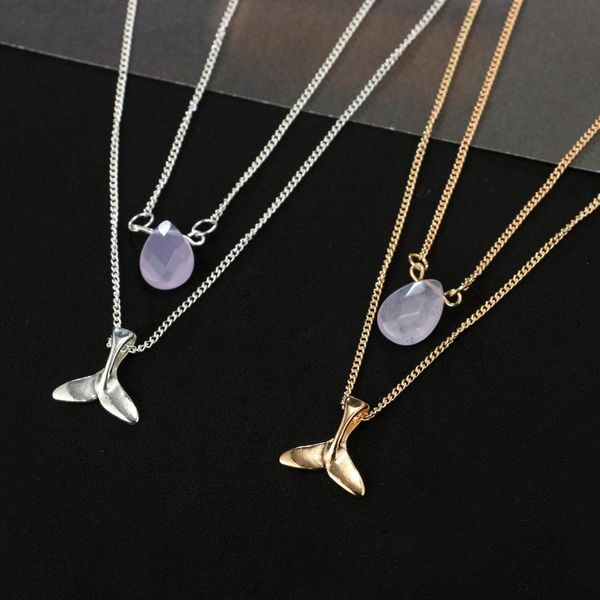 pendant necklaces women double layer alloy electroplate plating decoration chain necklace, Silver
pendant necklaces women double layer alloy electroplate plating decoration chain necklace, Silver