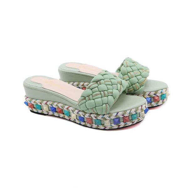women platform wedges shoes white high heels casual multicolor rivet summer slippers ladies sandals vrouw, Black
women platform wedges shoes white high heels casual multicolor rivet summer slippers ladies sandals vrouw, Black