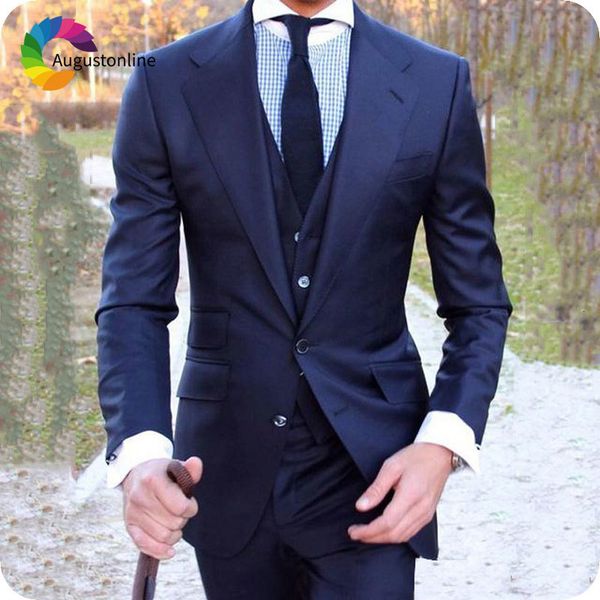 men's suits & blazers latest coat pant designs navy blue classic men for business slim fit prom suit terno masculino 3piece male c, White;black
men's suits & blazers latest coat pant designs navy blue classic men for business slim fit prom suit terno masculino 3piece male c, White;black