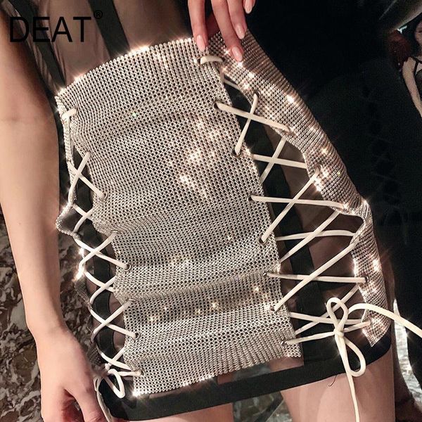 skirts deat 2021 summer fashion straps skirt heavy metal punch bag hip split silver high waist women 19f-a257, Black
skirts deat 2021 summer fashion straps skirt heavy metal punch bag hip split silver high waist women 19f-a257, Black