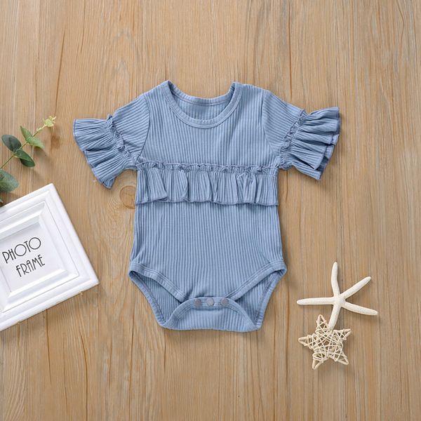 new design good quality factory price fashion selling childrens solid color pullover one-piece short-sleeved romper, White
new design good quality factory price fashion selling childrens solid color pullover one-piece short-sleeved romper, White