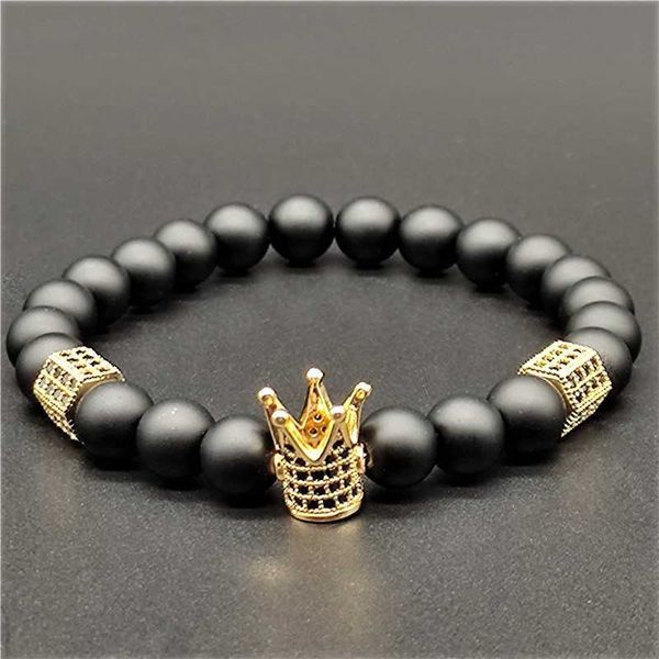 selling copper micro inlaid zircon crown men's and women's fashion bracelet handmade beaded bracelet, Black
selling copper micro inlaid zircon crown men's and women's fashion bracelet handmade beaded bracelet, Black