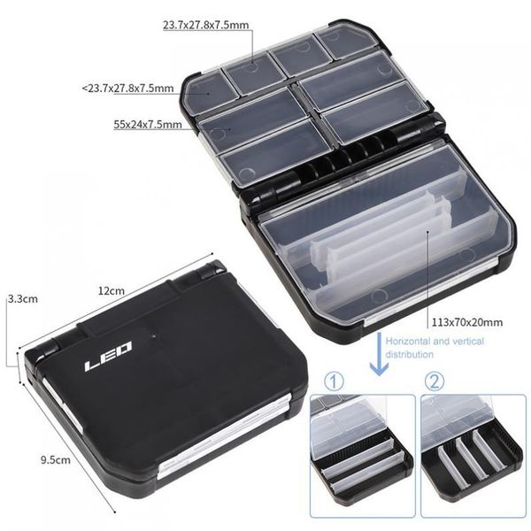 fishing accessories 9.5x12x3.3cm 12 activity compartments carp tackle box for hook swivel ring split s storage case
fishing accessories 9.5x12x3.3cm 12 activity compartments carp tackle box for hook swivel ring split s storage case