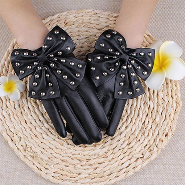 five fingers gloves style ladies fashion driving dance full finger cute rivet nightclub bowknot imitation leather pu, Blue;gray
five fingers gloves style ladies fashion driving dance full finger cute rivet nightclub bowknot imitation leather pu, Blue;gray
