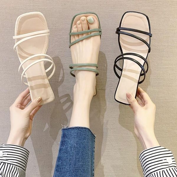 slippers shoes women square toe ladies' med pantofle luxury slides soft 2021 summer designer fashion pu rubber rome hoof heels, Black
slippers shoes women square toe ladies' med pantofle luxury slides soft 2021 summer designer fashion pu rubber rome hoof heels, Black