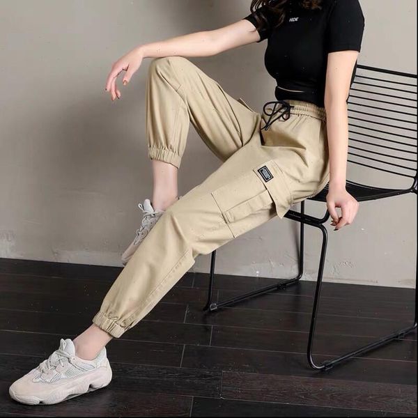 women pants cargo casual streetwear harajuku hip hop harem jogger sweatpants high waist loose female trousers, Black;white
women pants cargo casual streetwear harajuku hip hop harem jogger sweatpants high waist loose female trousers, Black;white