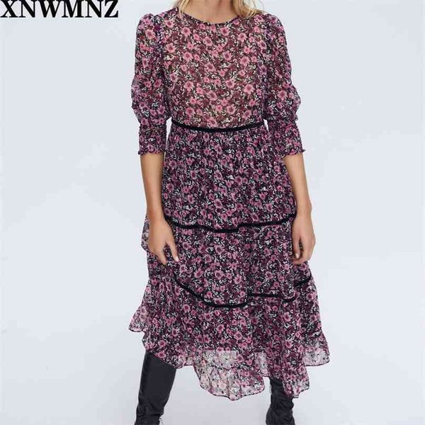 women printed midi dress vintage chic o neck dresses with long sleeves trimmed smocked detailing female ladies 210520, Black;gray
women printed midi dress vintage chic o neck dresses with long sleeves trimmed smocked detailing female ladies 210520, Black;gray