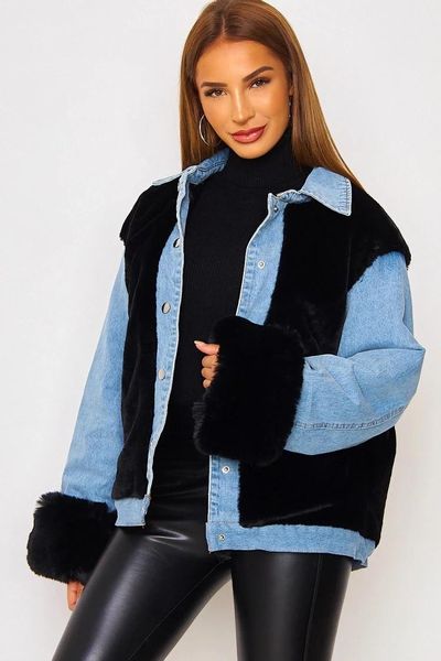 women's jackets winter women plus denim patchwork jacket long sleeve loose lapel warm outwear coat, Black;brown
women's jackets winter women plus denim patchwork jacket long sleeve loose lapel warm outwear coat, Black;brown