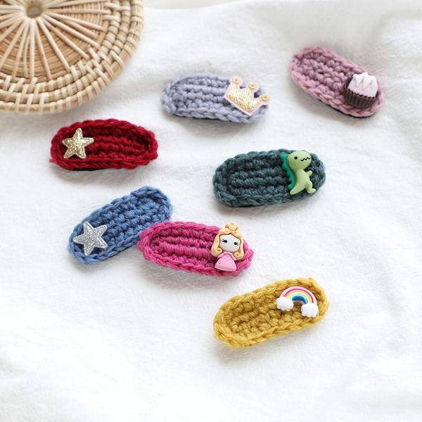 hair accessories cute children knitted flower clips solid rainbow hairpins metal barrettes girls lovely, Slivery;white
hair accessories cute children knitted flower clips solid rainbow hairpins metal barrettes girls lovely, Slivery;white