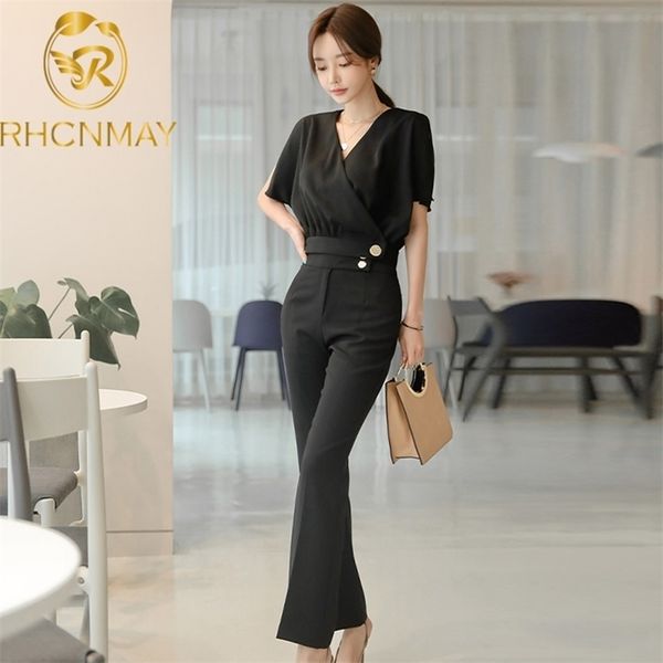 summer women formal 2 piece pant suit fashion short sleeve ol blouse + slim work calf length pants set office ladies 210520, White
summer women formal 2 piece pant suit fashion short sleeve ol blouse + slim work calf length pants set office ladies 210520, White