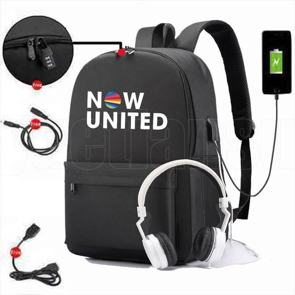 now united backpack zipper usb charging bags men anti theft un team bag school for teenage girls lyrics fashion
now united backpack zipper usb charging bags men anti theft un team bag school for teenage girls lyrics fashion