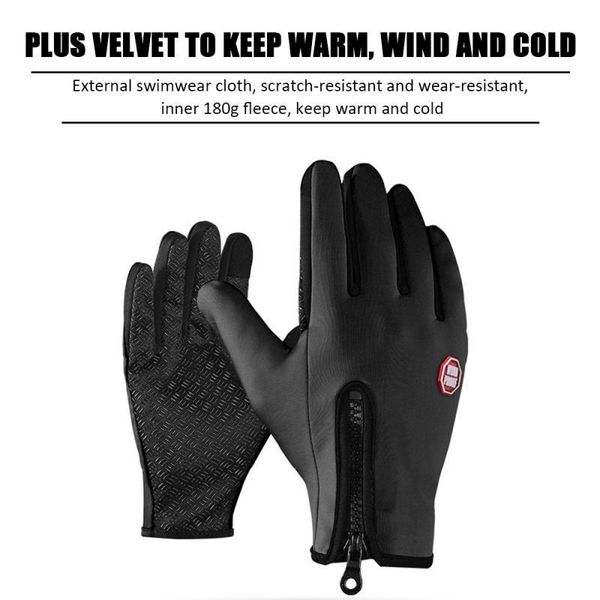 cycling gloves windproof warm touch screen riding mtb bike bicycle thermal motorcycle winter autumn, Black
cycling gloves windproof warm touch screen riding mtb bike bicycle thermal motorcycle winter autumn, Black