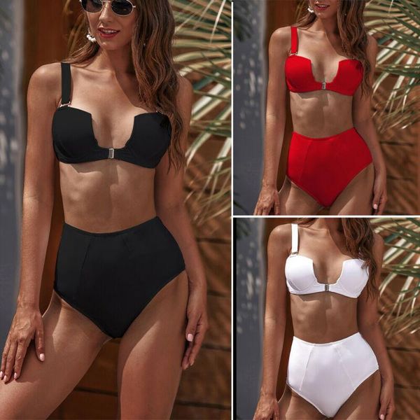 one-piece suits high waist bikini set push-up padded bra swimwear swimsuit sleeveless summer solid female suit
one-piece suits high waist bikini set push-up padded bra swimwear swimsuit sleeveless summer solid female suit