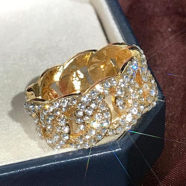 trendy male female white crystal stone ring charm gold color wedding rings for women men luxury hollow zircon engagement, Slivery;golden
trendy male female white crystal stone ring charm gold color wedding rings for women men luxury hollow zircon engagement, Slivery;golden