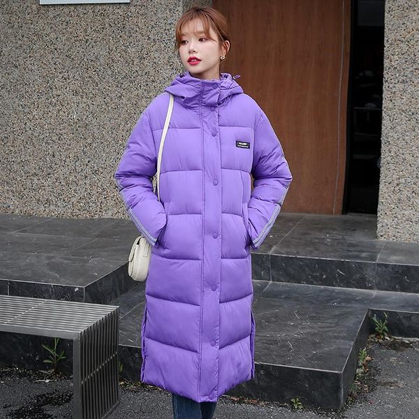 women's down & parkas 2021winter women jacket x-long hooded cotton padded female coat warm outwear womens winter woman, Black
women's down & parkas 2021winter women jacket x-long hooded cotton padded female coat warm outwear womens winter woman, Black
