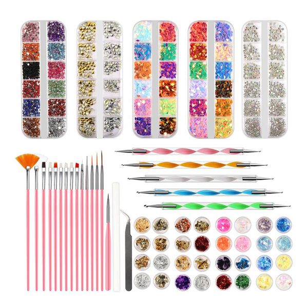 nail art kits beginners professional tools set fingernail decoration sequins elbow tweezer painting brush dotting pen diy manicure
nail art kits beginners professional tools set fingernail decoration sequins elbow tweezer painting brush dotting pen diy manicure
