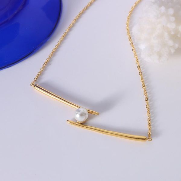 pendant necklaces stainless simple steel plated gold pearl smile design necklace gift for women fashion punk 2021 accessories jewelry, Silver
pendant necklaces stainless simple steel plated gold pearl smile design necklace gift for women fashion punk 2021 accessories jewelry, Silver