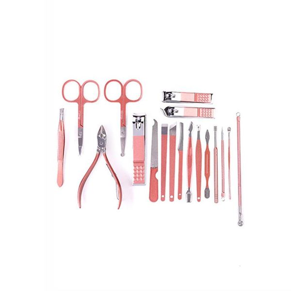 nail art kits 18 pcs suit manicure set pedicure scissor eyebrow ear spoon stainless steel clipper tools hand and foot cleaning
nail art kits 18 pcs suit manicure set pedicure scissor eyebrow ear spoon stainless steel clipper tools hand and foot cleaning