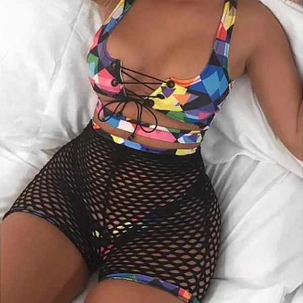 bikinis set hollow out bandage bikini 3 piece women tank thong panty mesh shorts summer beach camouflage print bathing suit
bikinis set hollow out bandage bikini 3 piece women tank thong panty mesh shorts summer beach camouflage print bathing suit