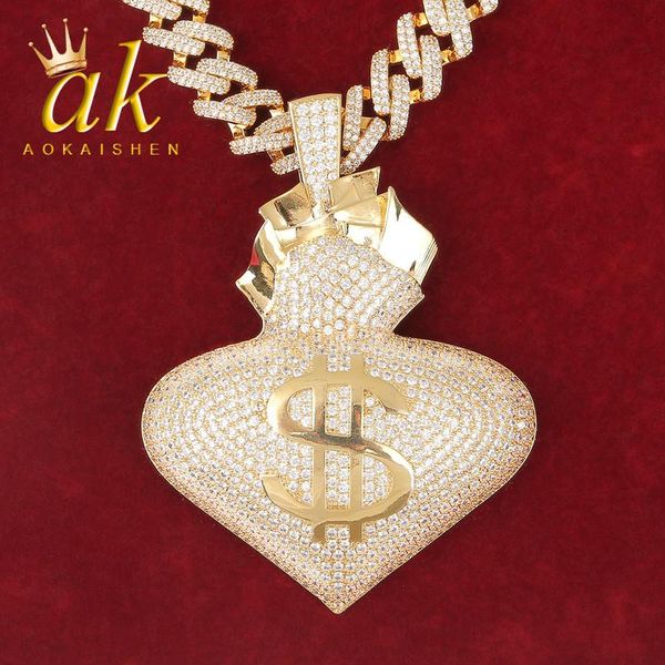 chains big heart dollars sign necklace for men personality 18k gold color plated cubic zircons hip hop rock street jewelry, Silver
chains big heart dollars sign necklace for men personality 18k gold color plated cubic zircons hip hop rock street jewelry, Silver