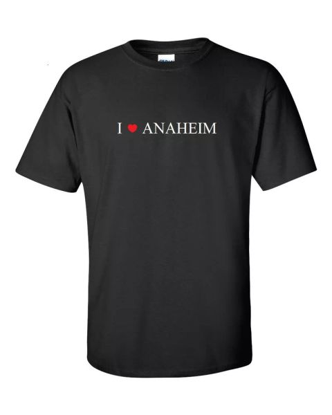 I Heart Anaheim Love Cotton Tee Shirt Black White Funny T-Shirt S - 5XL, White;black 
I Heart Anaheim Love Cotton Tee Shirt Black White Funny T-Shirt S - 5XL, White;black