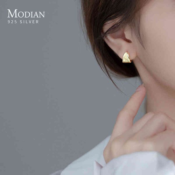 modian 2021 new authentic 925 sterling silver irregular luxury ear round circle hoop earrings for women gold color fine jewelry, Golden
modian 2021 new authentic 925 sterling silver irregular luxury ear round circle hoop earrings for women gold color fine jewelry, Golden