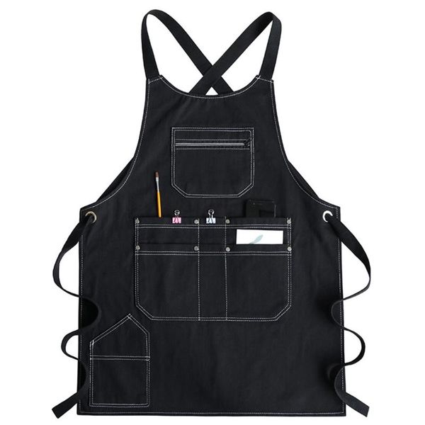 aprons men women denim shop tools work adjustable cross back kitchen bib with multi pockets for cooking woodworking
aprons men women denim shop tools work adjustable cross back kitchen bib with multi pockets for cooking woodworking