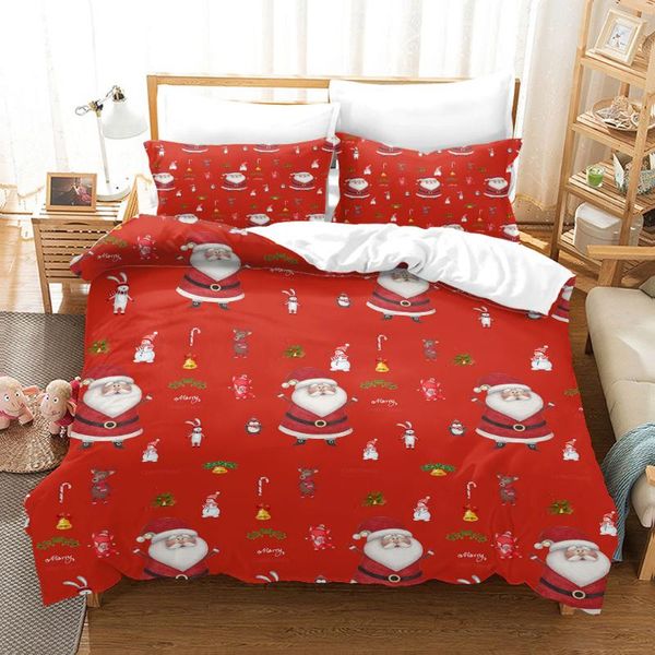bedding sets red santa claus print duvet cover for kids set with pillowcase christmas quilt 2/3pcs king twin size
bedding sets red santa claus print duvet cover for kids set with pillowcase christmas quilt 2/3pcs king twin size