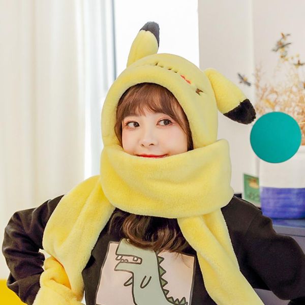 hats, scarves & gloves sets cartoon hat female autumn and winter cute plush scarf hooded one korean version of wild warmth trend fashion, Blue;gray
hats, scarves & gloves sets cartoon hat female autumn and winter cute plush scarf hooded one korean version of wild warmth trend fashion, Blue;gray