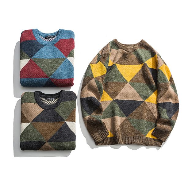 boutique sweater color contrast t-shirt in autumn and winter of 2021 loose round neck pullover fashion brand casual high grade men's we, White;black
boutique sweater color contrast t-shirt in autumn and winter of 2021 loose round neck pullover fashion brand casual high grade men's we, White;black