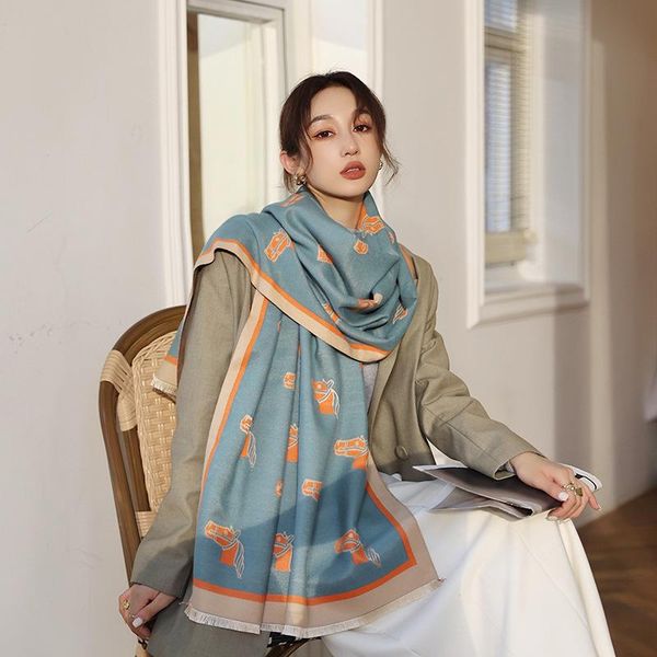 scarves winter scarf women capas y ponchos fashion wild long double-sided imitation cashmere warm shawl cachecol foulard, Blue;gray
scarves winter scarf women capas y ponchos fashion wild long double-sided imitation cashmere warm shawl cachecol foulard, Blue;gray