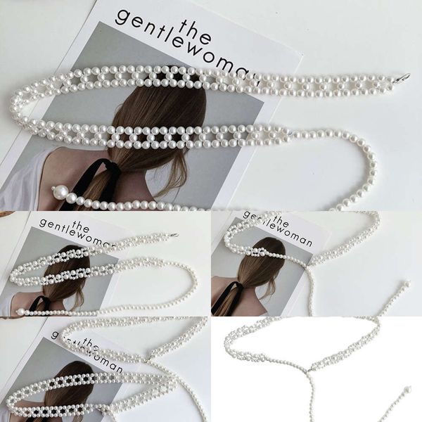 jk french pearl thin drs korean version with et sweater youth belt waist chain, Silver
jk french pearl thin drs korean version with et sweater youth belt waist chain, Silver