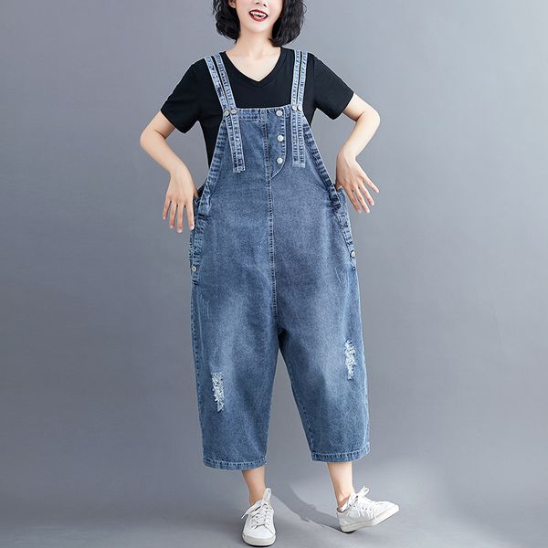loose oversized jeans overalls for women wide leg plus size denim jumpsuit pockets ripped bib baggy pants double straps rompers, Black;white
loose oversized jeans overalls for women wide leg plus size denim jumpsuit pockets ripped bib baggy pants double straps rompers, Black;white