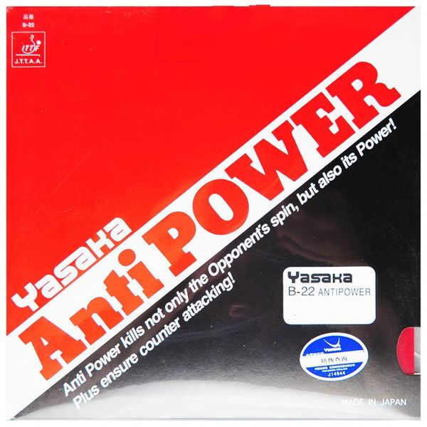 yasaka original anti power pimples in table tennis rubber pips-in pong sponge tenis de mesa b-22 raquets
yasaka original anti power pimples in table tennis rubber pips-in pong sponge tenis de mesa b-22 raquets