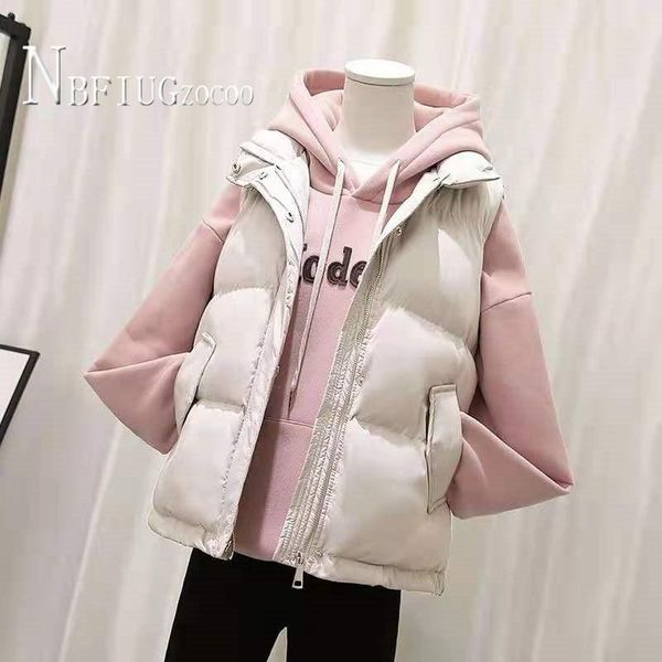 women's vests 2021 women short style students korean loose easy to match female waistcoat, Black;white
women's vests 2021 women short style students korean loose easy to match female waistcoat, Black;white