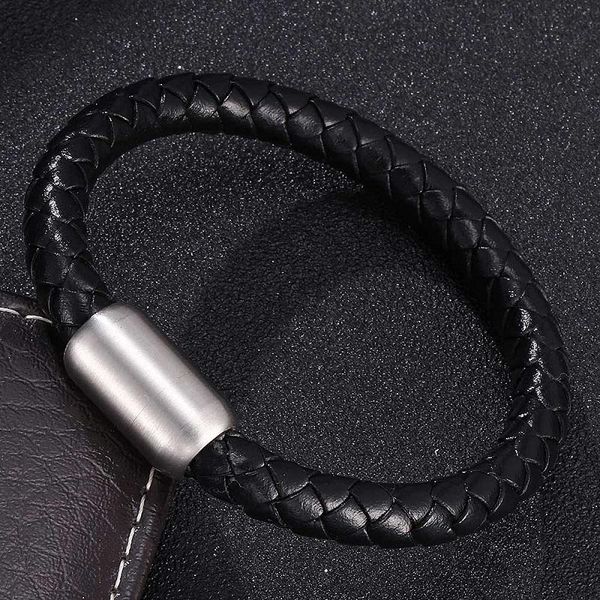 8mm black/brown leather braided bracelet silver color magnetic buckle trendy bracelets bangles fashion male wrist band gifts charm, Golden;silver
8mm black/brown leather braided bracelet silver color magnetic buckle trendy bracelets bangles fashion male wrist band gifts charm, Golden;silver