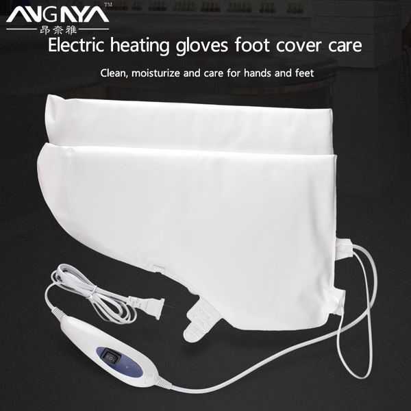 nail art equipment angnya electric hand gloves manicure heated mitts infrared wax therapy treatment spa warmer and foot care mittens, Silver
nail art equipment angnya electric hand gloves manicure heated mitts infrared wax therapy treatment spa warmer and foot care mittens, Silver