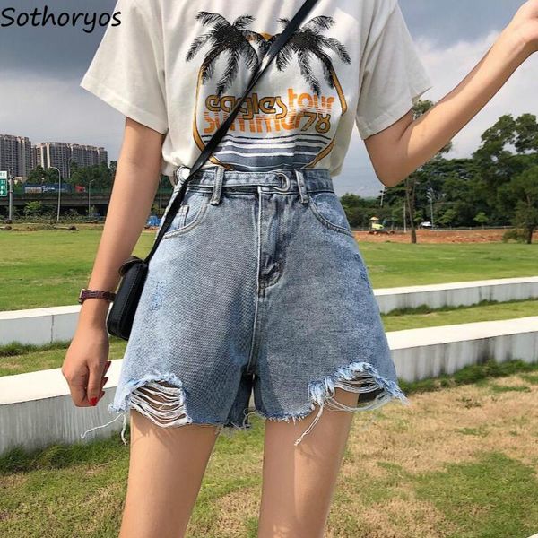 women's shorts women holes summer high waist loose chic short pants denim womens students korean style simple skinny all-match, White;black
women's shorts women holes summer high waist loose chic short pants denim womens students korean style simple skinny all-match, White;black