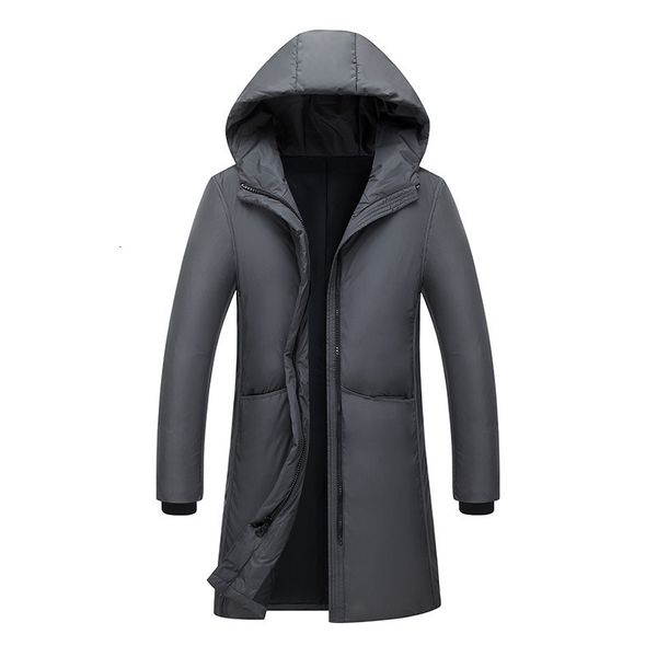 -20 degree winter white duck down jacket men hooded collar windbreaker thick coat mid-long keep warm parkas m-4xl, Black
-20 degree winter white duck down jacket men hooded collar windbreaker thick coat mid-long keep warm parkas m-4xl, Black