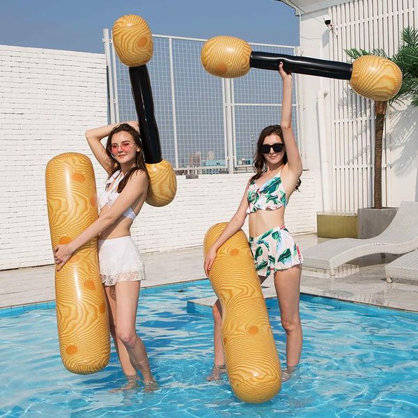 summer outdoor beach pool inflatable swimming rings women men double beat swim log stick set ring water sports #t1 & accessories
summer outdoor beach pool inflatable swimming rings women men double beat swim log stick set ring water sports #t1 & accessories
