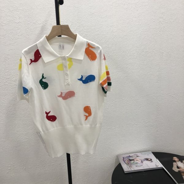8393tb little whale college style color pattern lapel button waist closed short sleeve hemp ice silk t-shirt, White
8393tb little whale college style color pattern lapel button waist closed short sleeve hemp ice silk t-shirt, White