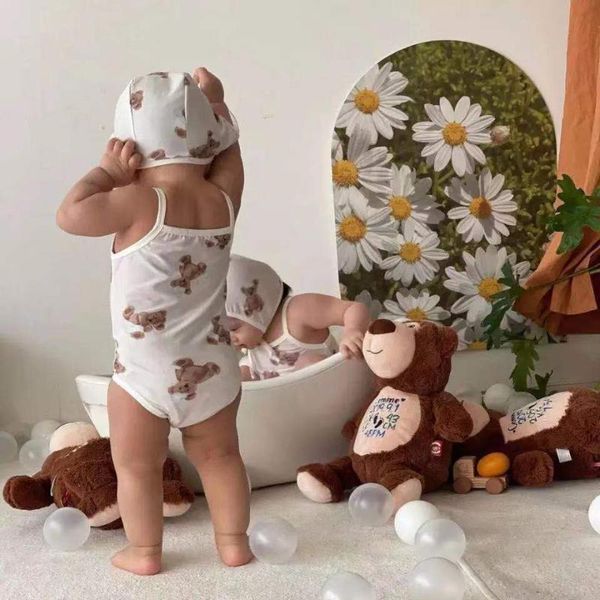 summer baby swimsuit bear print boys swimming wear toddler girls outsuit with hat one-pieces, Black
summer baby swimsuit bear print boys swimming wear toddler girls outsuit with hat one-pieces, Black