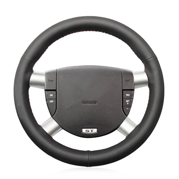 hand-stitched black artificial leather anti-slip soft car steering wheel cover for mondeo 3 2002-2006 covers
hand-stitched black artificial leather anti-slip soft car steering wheel cover for mondeo 3 2002-2006 covers