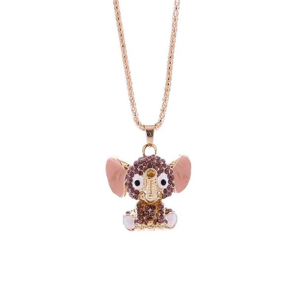 pendant necklaces fashion women charm elephant s promotion creative crystal rhinestone sweater necklace, Silver
pendant necklaces fashion women charm elephant s promotion creative crystal rhinestone sweater necklace, Silver
