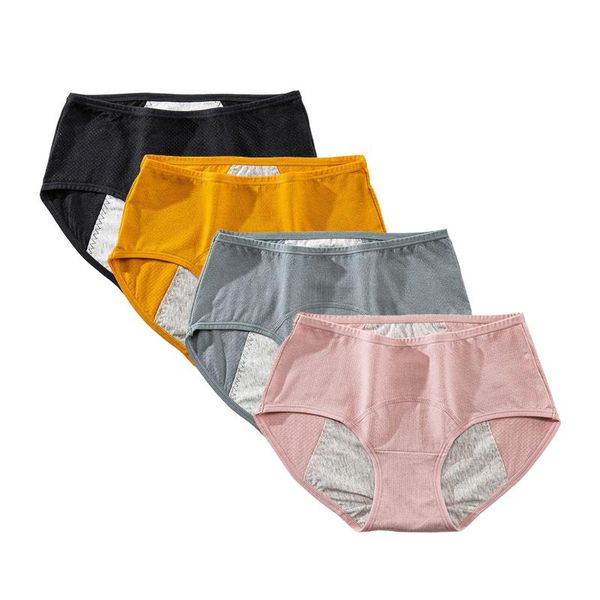 women's panties female physiological pants leak proof menstrual women underwear cotton crotch health seamless briefs period, Black;pink
women's panties female physiological pants leak proof menstrual women underwear cotton crotch health seamless briefs period, Black;pink