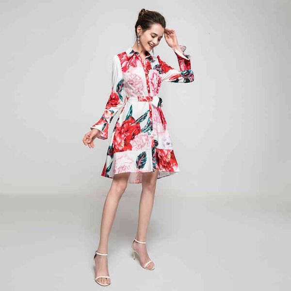 spring lapel shirt women burnt manga flowers print fashion holiday unique style breasted dress, Black;gray
spring lapel shirt women burnt manga flowers print fashion holiday unique style breasted dress, Black;gray