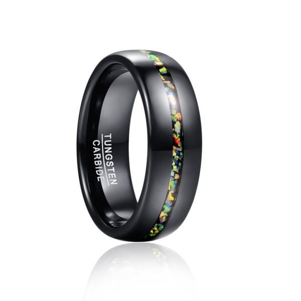 wedding rings 8mm black opal dome tungsten carbon ring band for men comfort fit engagement jewelry gift, Slivery;golden
wedding rings 8mm black opal dome tungsten carbon ring band for men comfort fit engagement jewelry gift, Slivery;golden