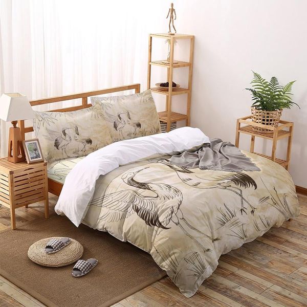 bedding sets animal bird bamboo retro print comforter set duvet cover king bed home housse de couette gift
bedding sets animal bird bamboo retro print comforter set duvet cover king bed home housse de couette gift