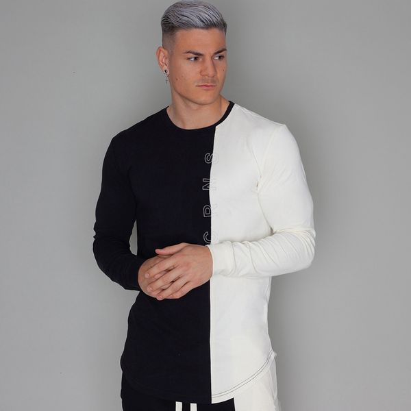 men's t-shirts fashion patchwork t-shirt men long sleeve slim t shirts autumn casual tee shirt male fitness black brand clothing pfue, White;black
men's t-shirts fashion patchwork t-shirt men long sleeve slim t shirts autumn casual tee shirt male fitness black brand clothing pfue, White;black